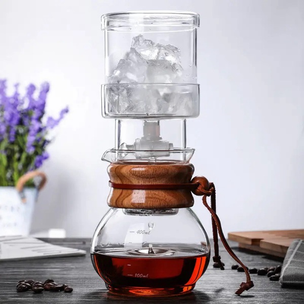 Pour Over Ice Drip Coffee Maker Handmade