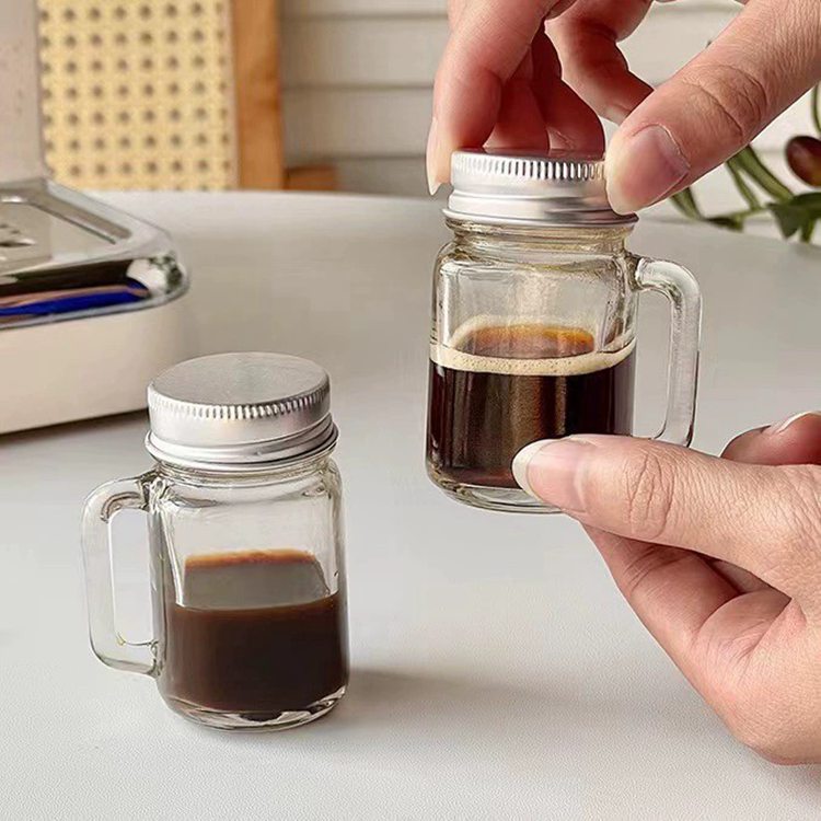 Mini Glass Bottle for Coffee Liquid