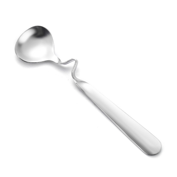 S Shape Hanging Curved Stainless Steel Latte Scoop