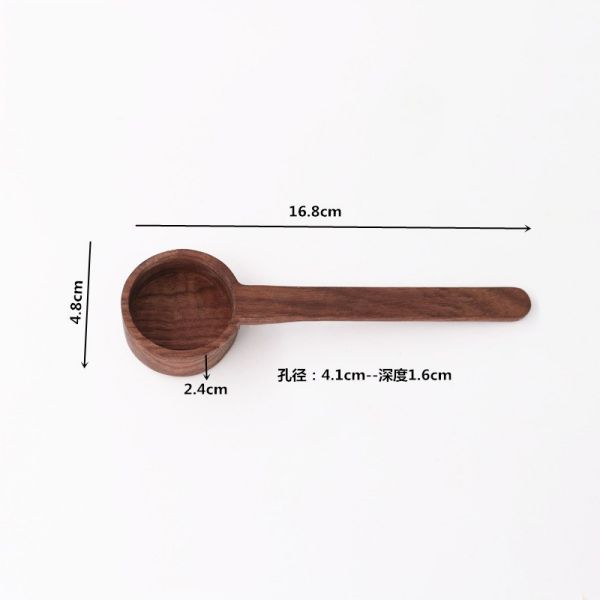 Brown Wooden Coffee Spoon