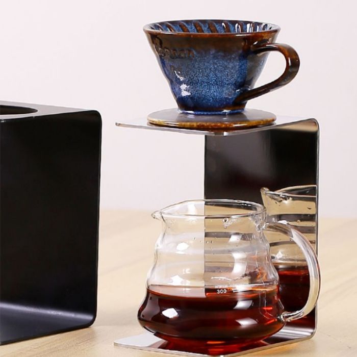 Black Hand Brewed Coffee Drip Holder