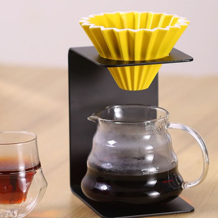 Black Hand Brewed Coffee Drip Holder