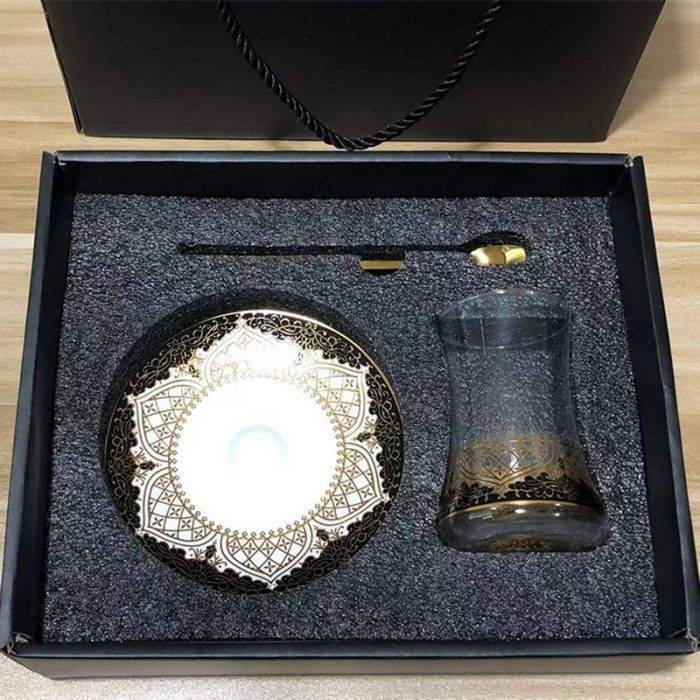 Suitable for Home Hotel Glass Teacup Gift Box