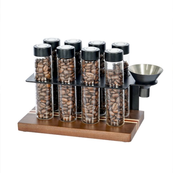 Coffee Bean Storage With Hopper 8 Tubes