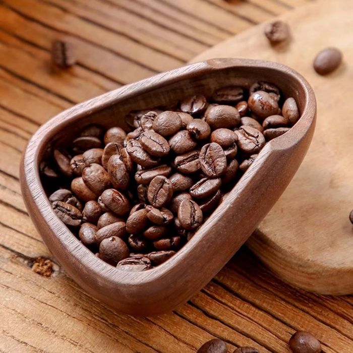 Mini Wooden Coffee Bean Dish