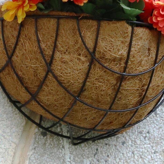 Coconut Palm Wall Hanging Flower Basket