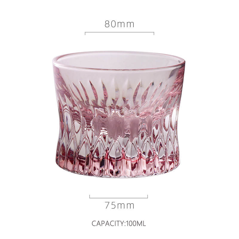 100ml Pink Glass