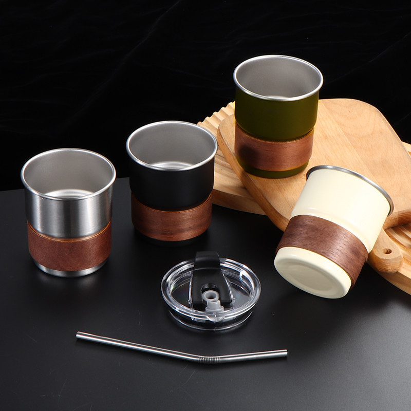 300ml Stainless Steel Coffee Cup With Lid