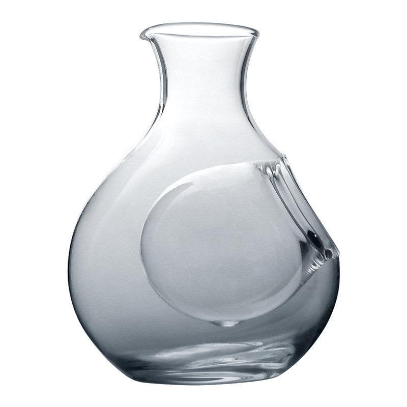 Japanese Crystal Glass Wine Flask