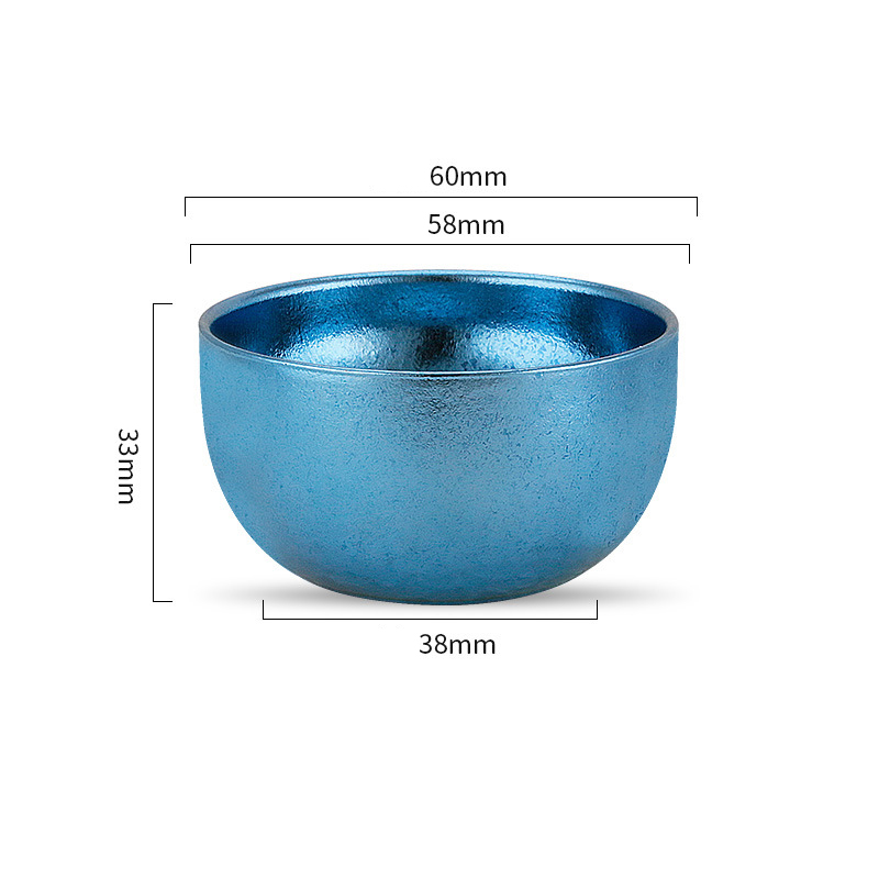 Multi-Colored Premium Titanium Tea Cups