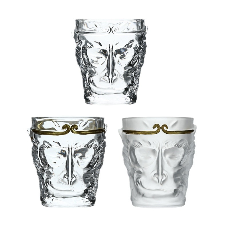 Monkey King Glass Cup