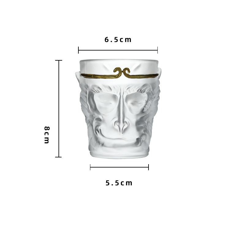 Monkey King Glass Cup