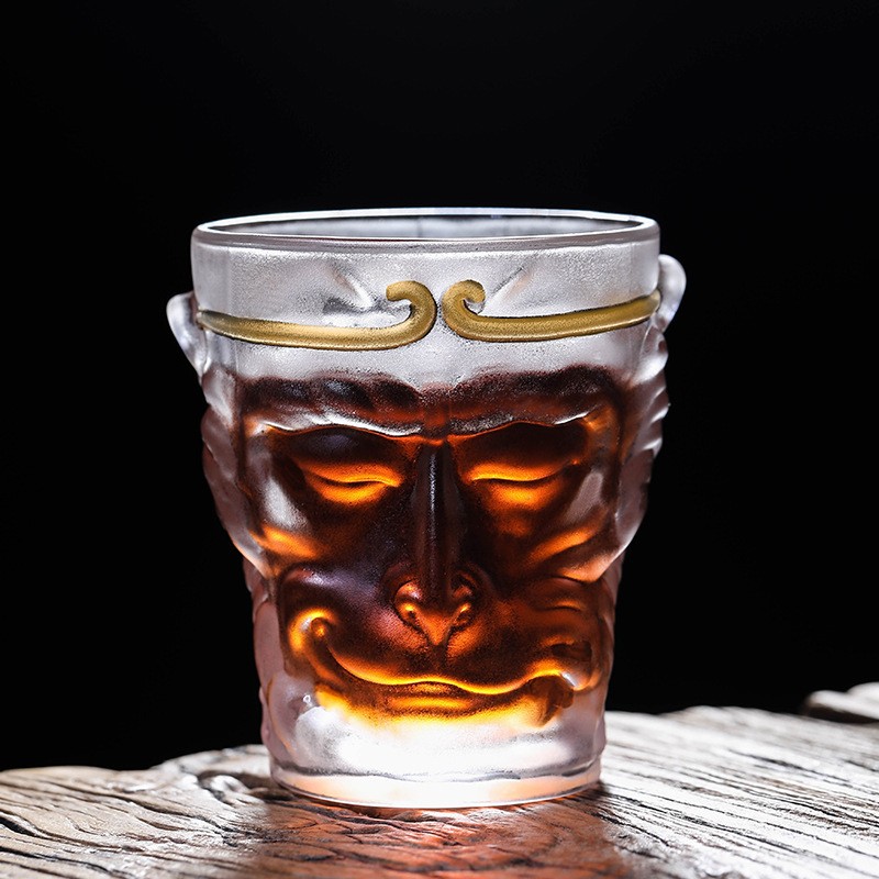 Monkey King Glass Cup