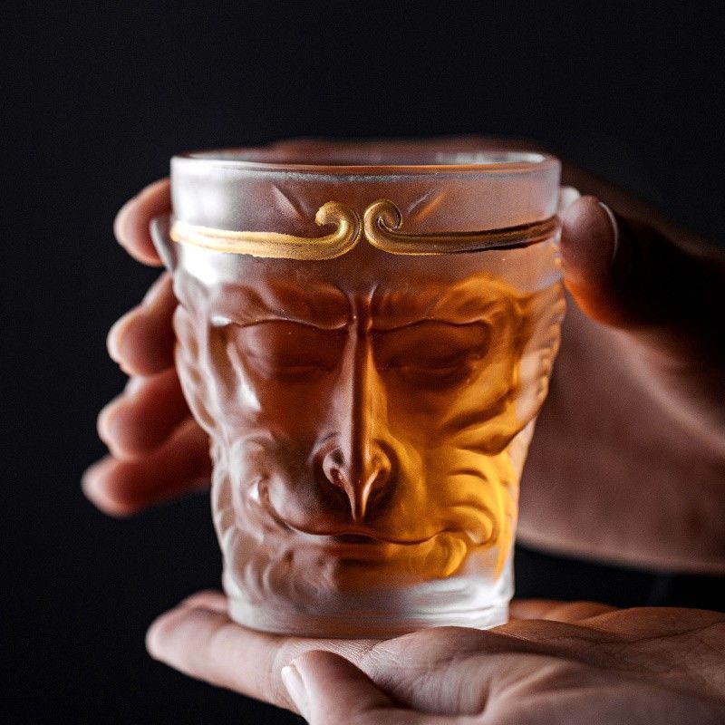 Monkey King Glass Cup