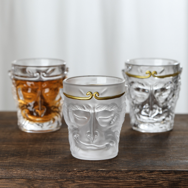 Monkey King Glass Cup