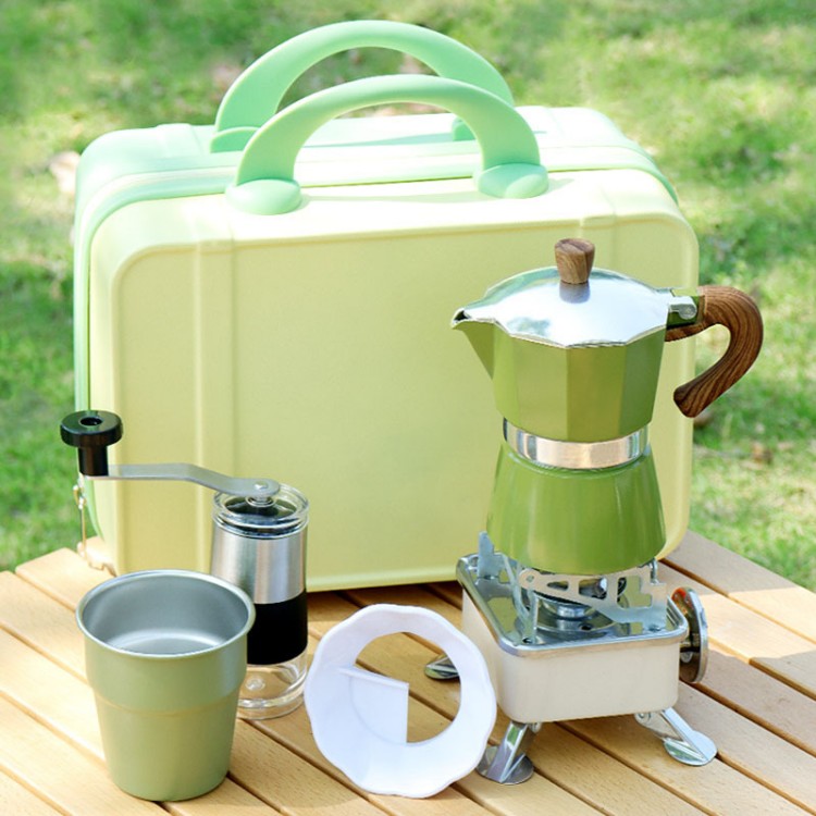 Stainless Steel Camping Coffee Maker Set