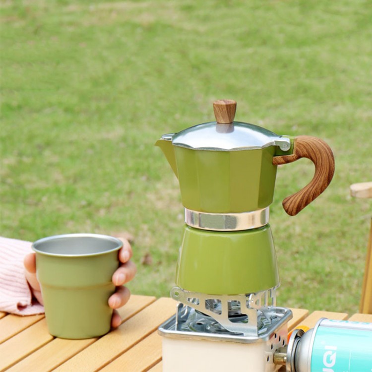 Stainless Steel Camping Coffee Maker Set