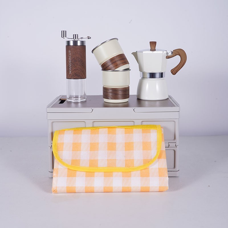 Camping Coffee Moka Pot Set