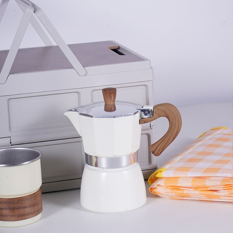 Camping Coffee Moka Pot Set