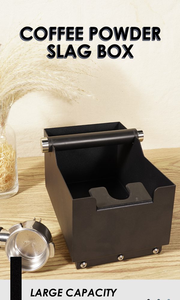 Black Multifunction Knock Box